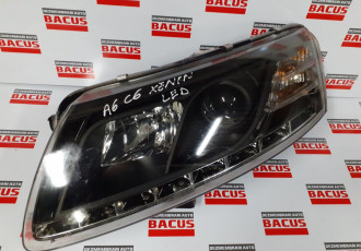 Far Audi A6 C6 Xenon+Led-Stanga