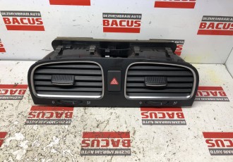 Grila Ventilatie Aer Bord Centrala Cu Buton Avarii Vw Golf 6 Cod : 5K0815736D