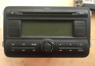 Radio cd 5J0035161A, Skoda Fabia 2, 2006-2013